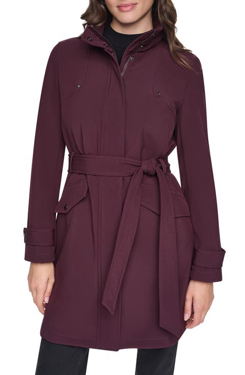 Tinsley Belted Softshell Trench Coat
