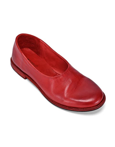 Heritage Genuine Leather Minimal Soft Mary Jane Flat