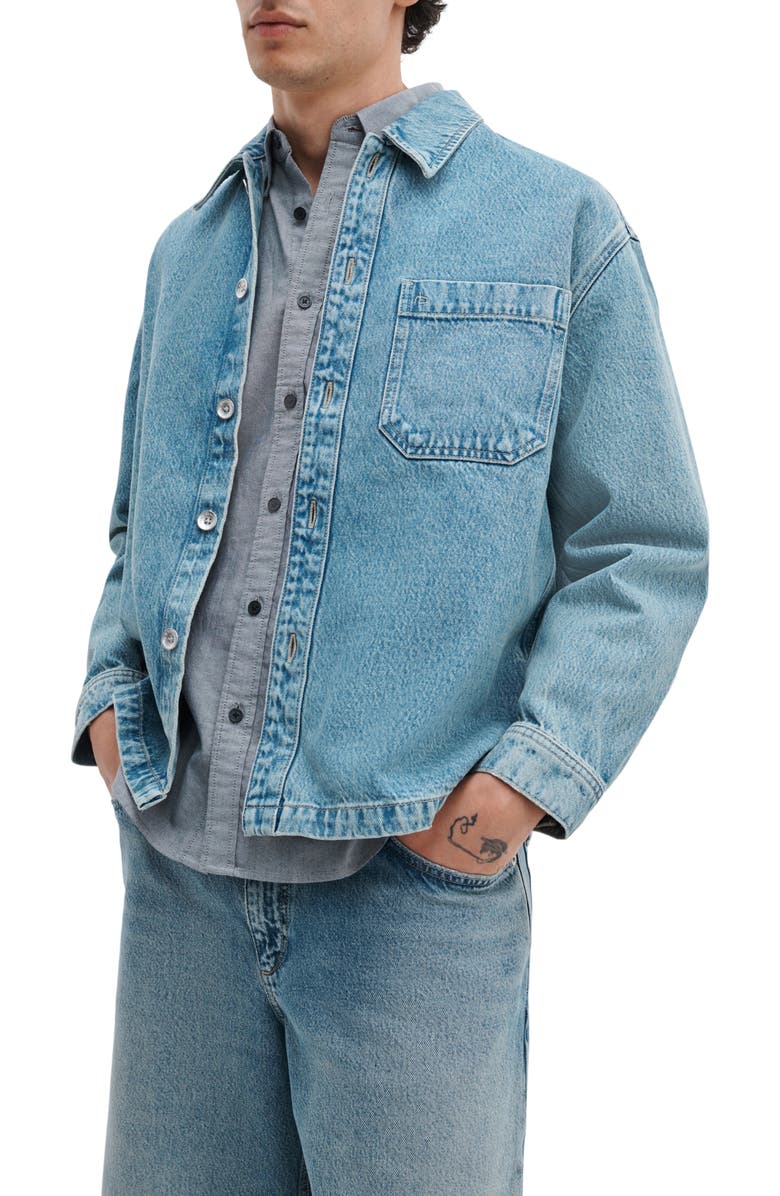 rag & bone Astor Denim Overshirt, Alternate, color, Lex