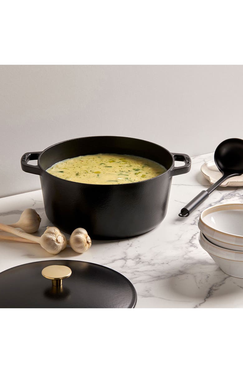 KANA Classic 5.5-Quart Enameled Cast Iron Dutch Oven, Alternate, color, 