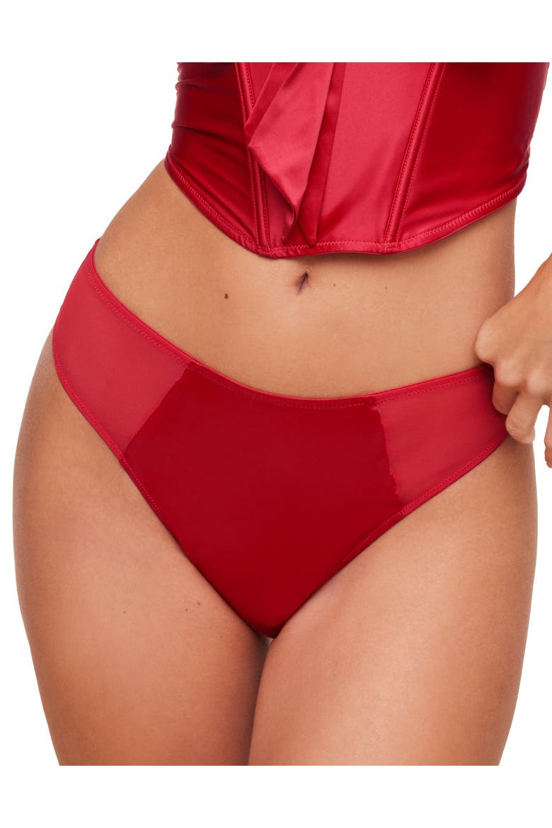 Arianna Brazilian Panties, Main, color, Dark red