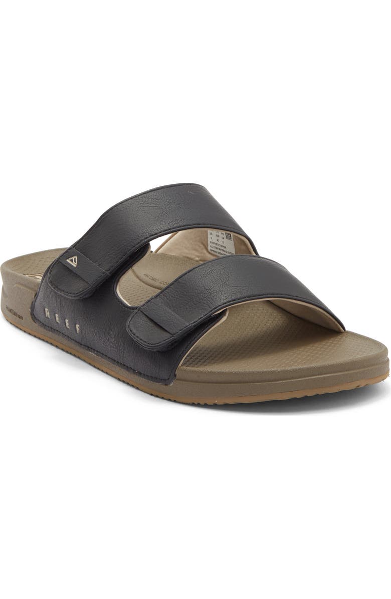 Reef Spring Breakpoint Slide Sandal, Main, color, Black/Tan
