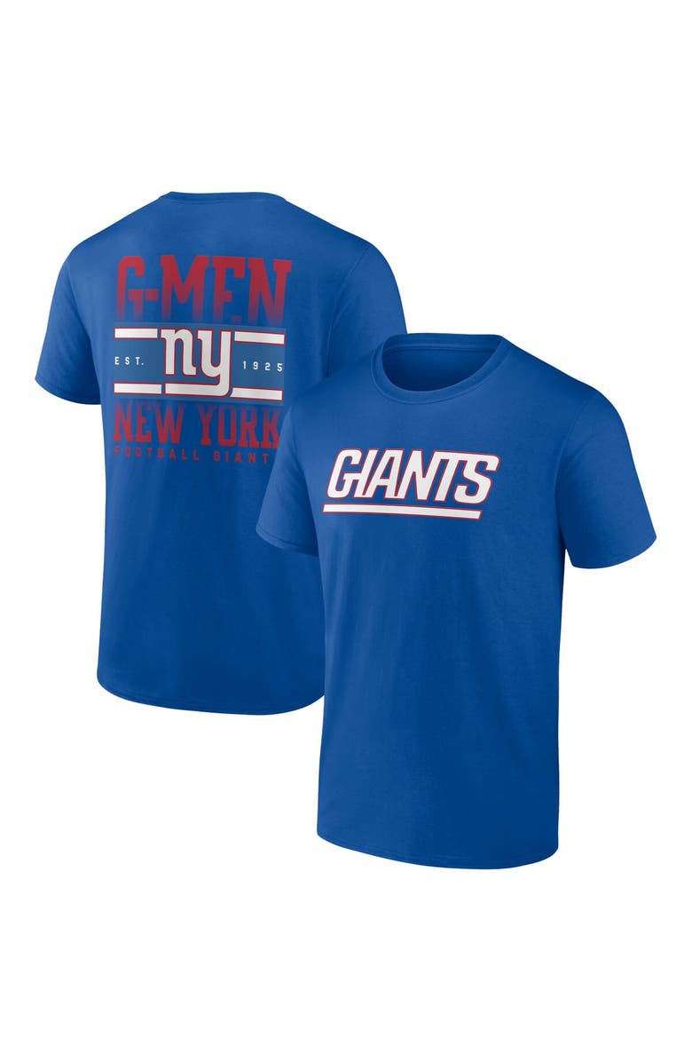 PROFILE Men's Profile  Royal New York Giants Big & Tall Two-Sided T-Shirt, Main, color, Royal