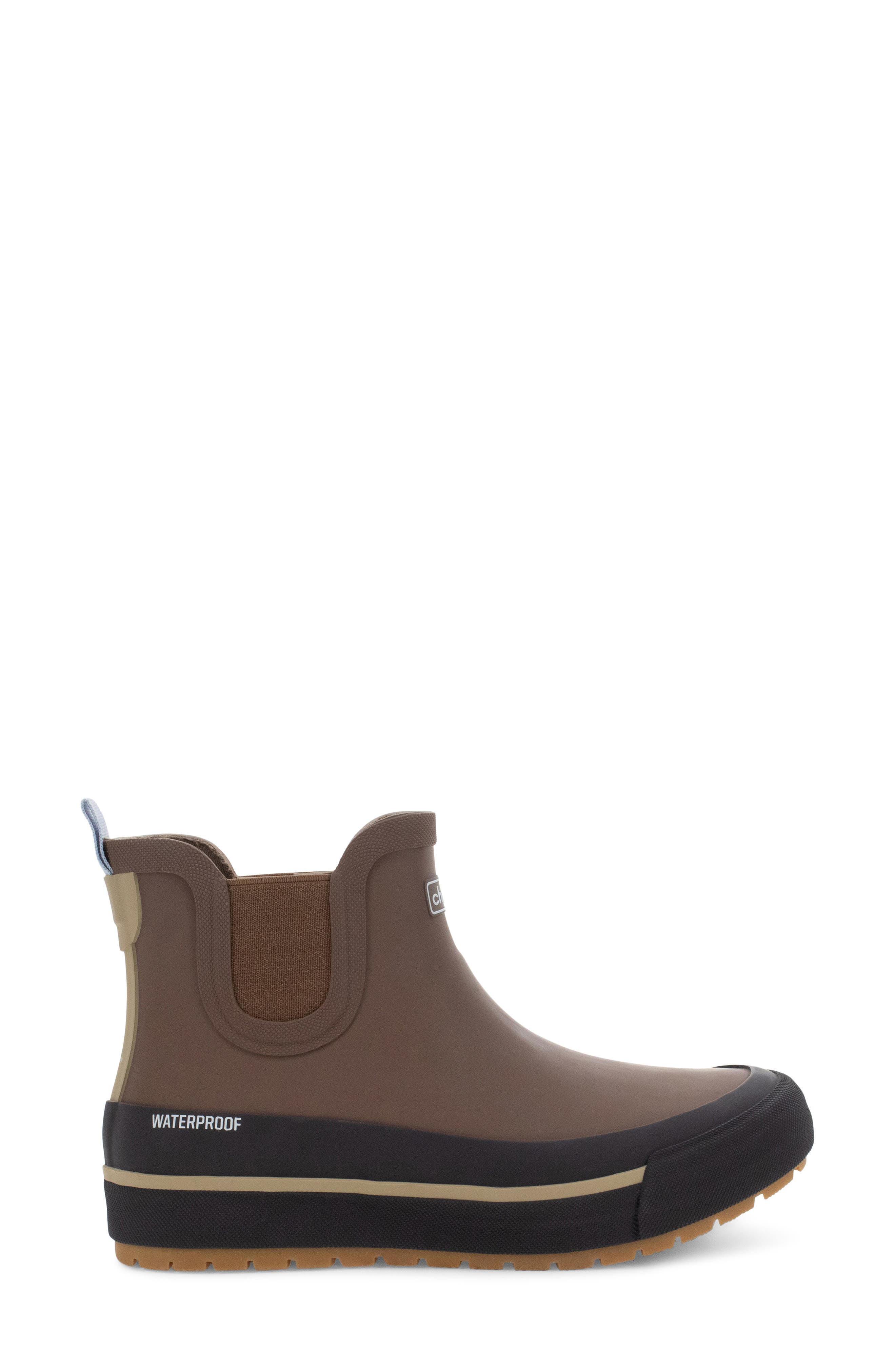 Marina Waterproof Rain Bootie, Alternate, color, BROWN