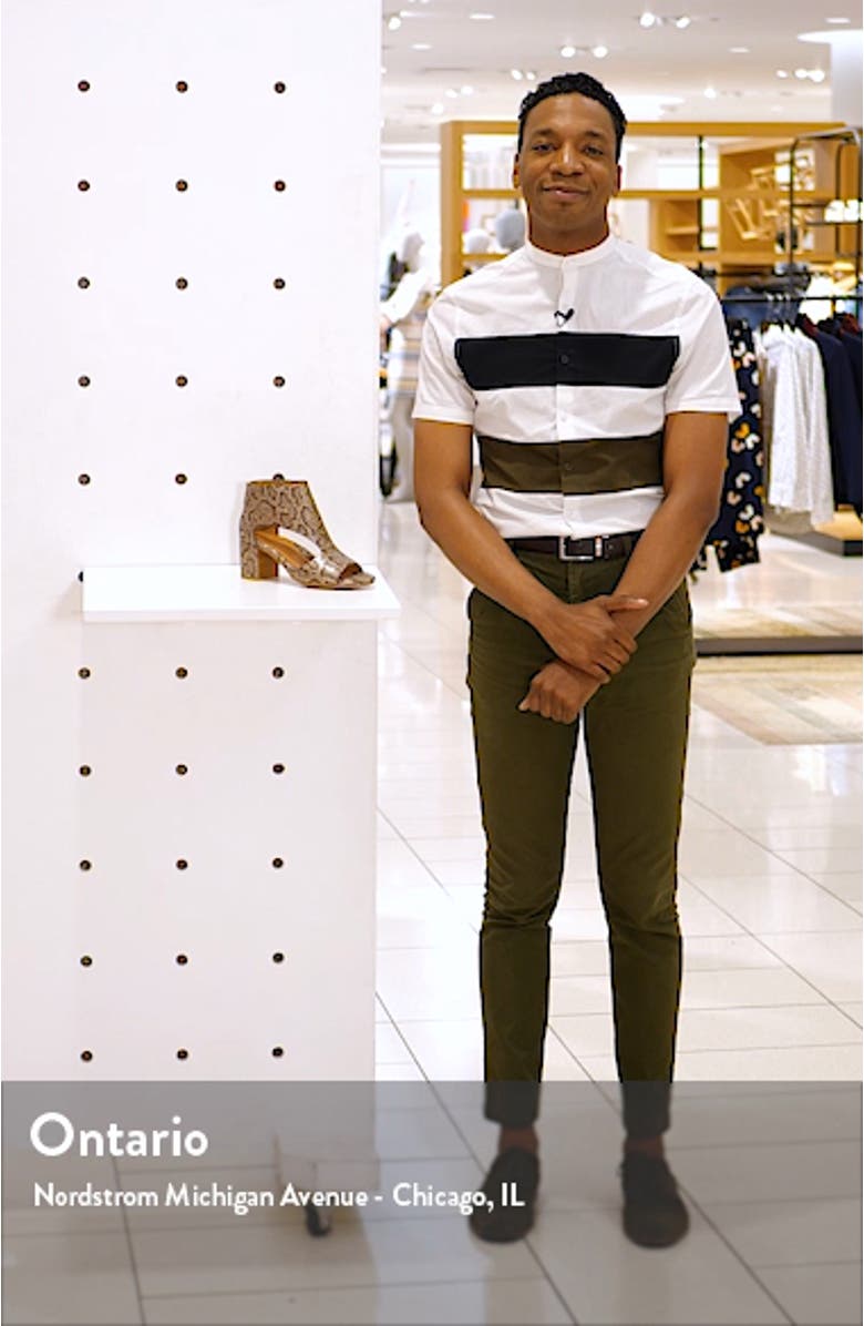 by Kenneth Cole Charlene Peep Toe Sandal, sales video thumbnail