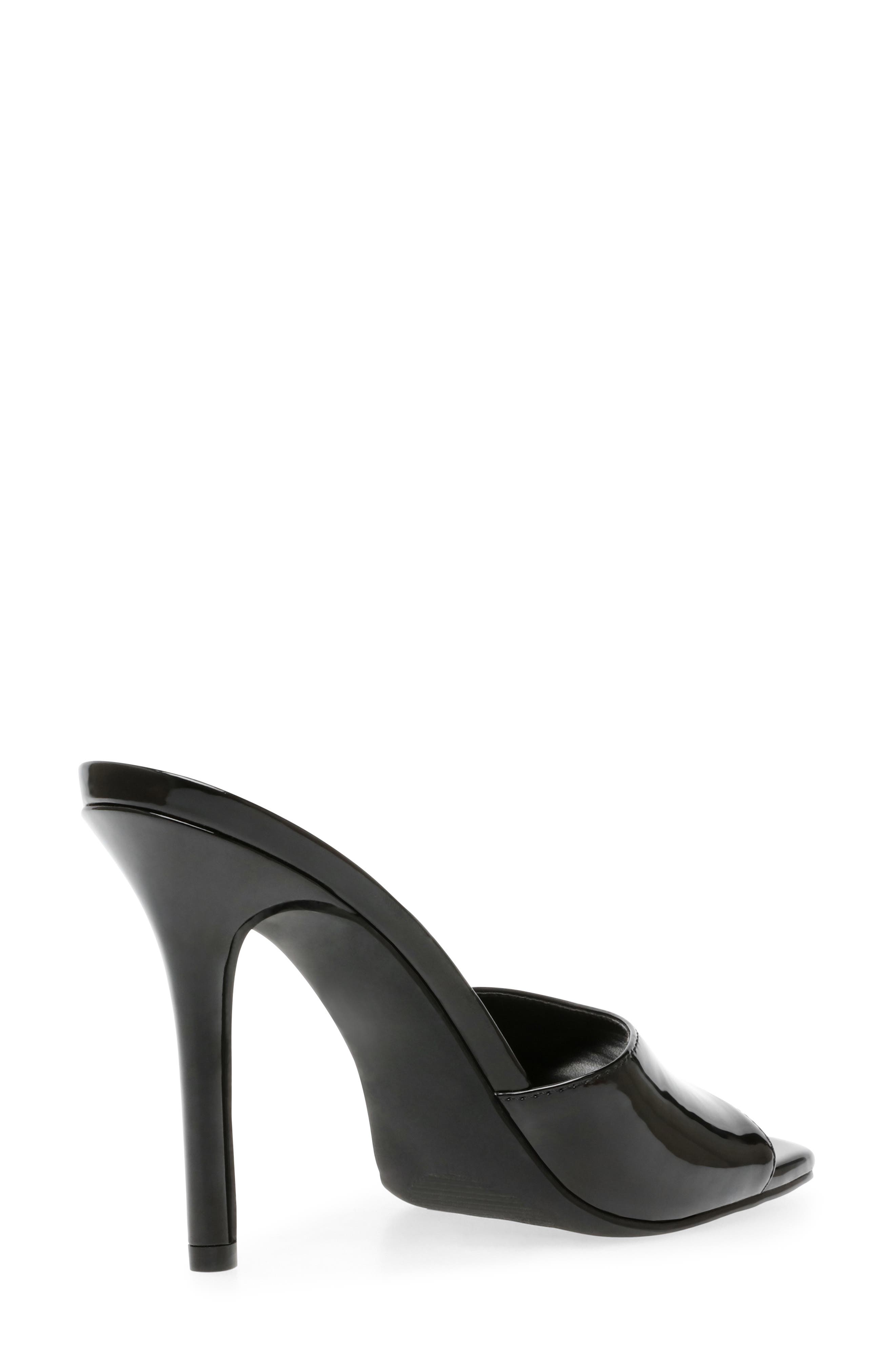 Signal Square Toe Sandal, Alternate, color, BLACK PATENT