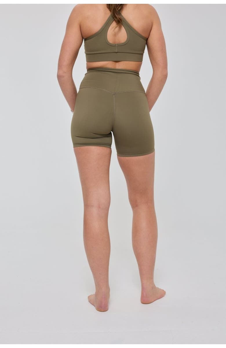 OOSC Infinite High Waisted Shorts - Khaki, Alternate, color,