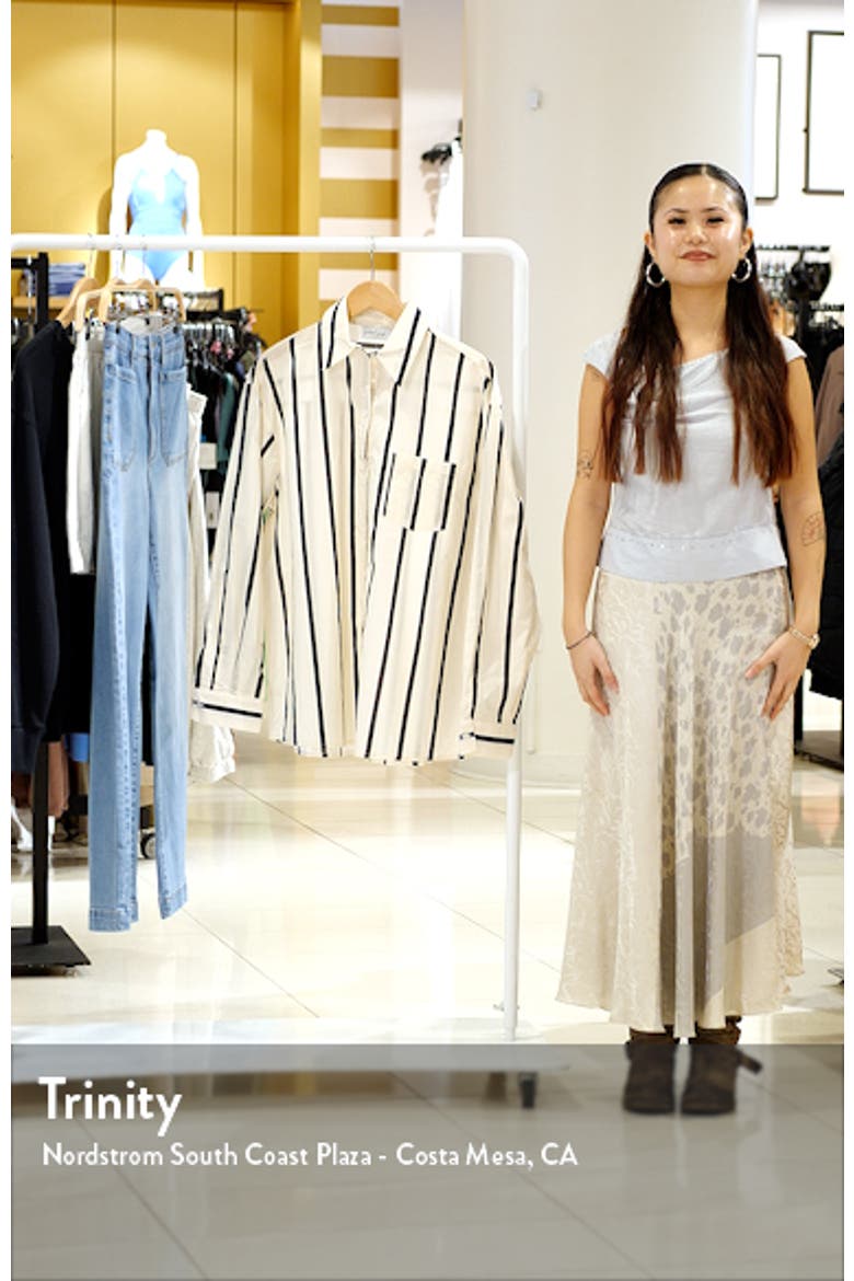 Silvia Stripe Button-Up Shirt video