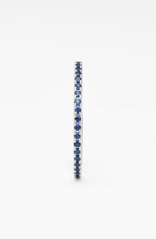 Bony Levy Gem Eternity Band Ring In Blue