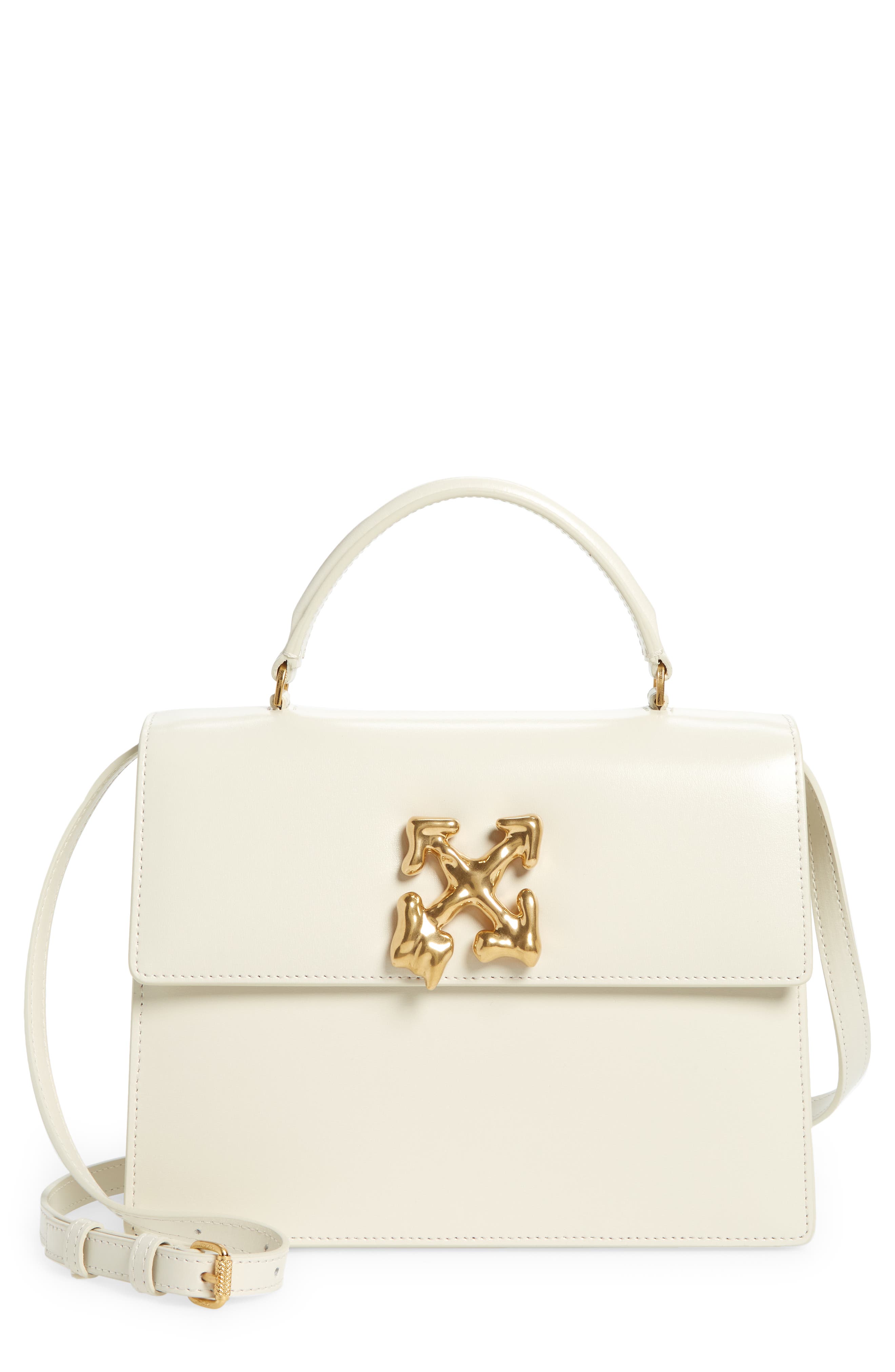 Jitney 2.8 Melted Leather Satchel, Main, color, BEIGE
