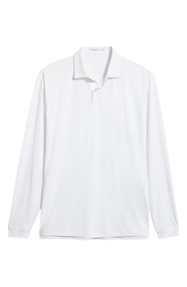 Peter Millar Featherweight Long Sleeve Performance Polo, Main, color,