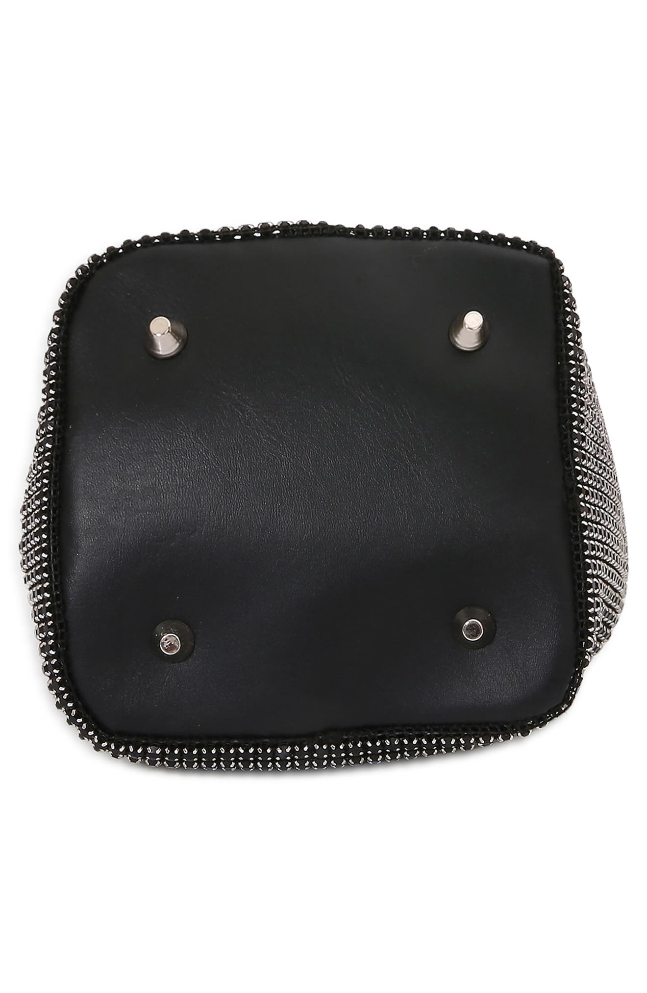 BERNESS Crystal Bucket Bag, Alternate, color, Black