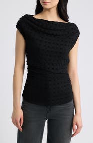 Rails Dominic Cowl Neck Top