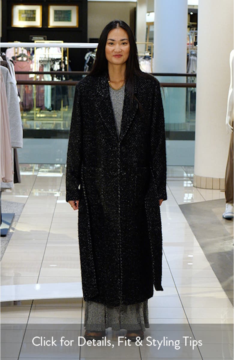 Belted Textured Trench Coat, sales video thumbnail