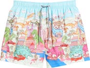 Boardies Dino Takeover Mid Length Swim Trunks