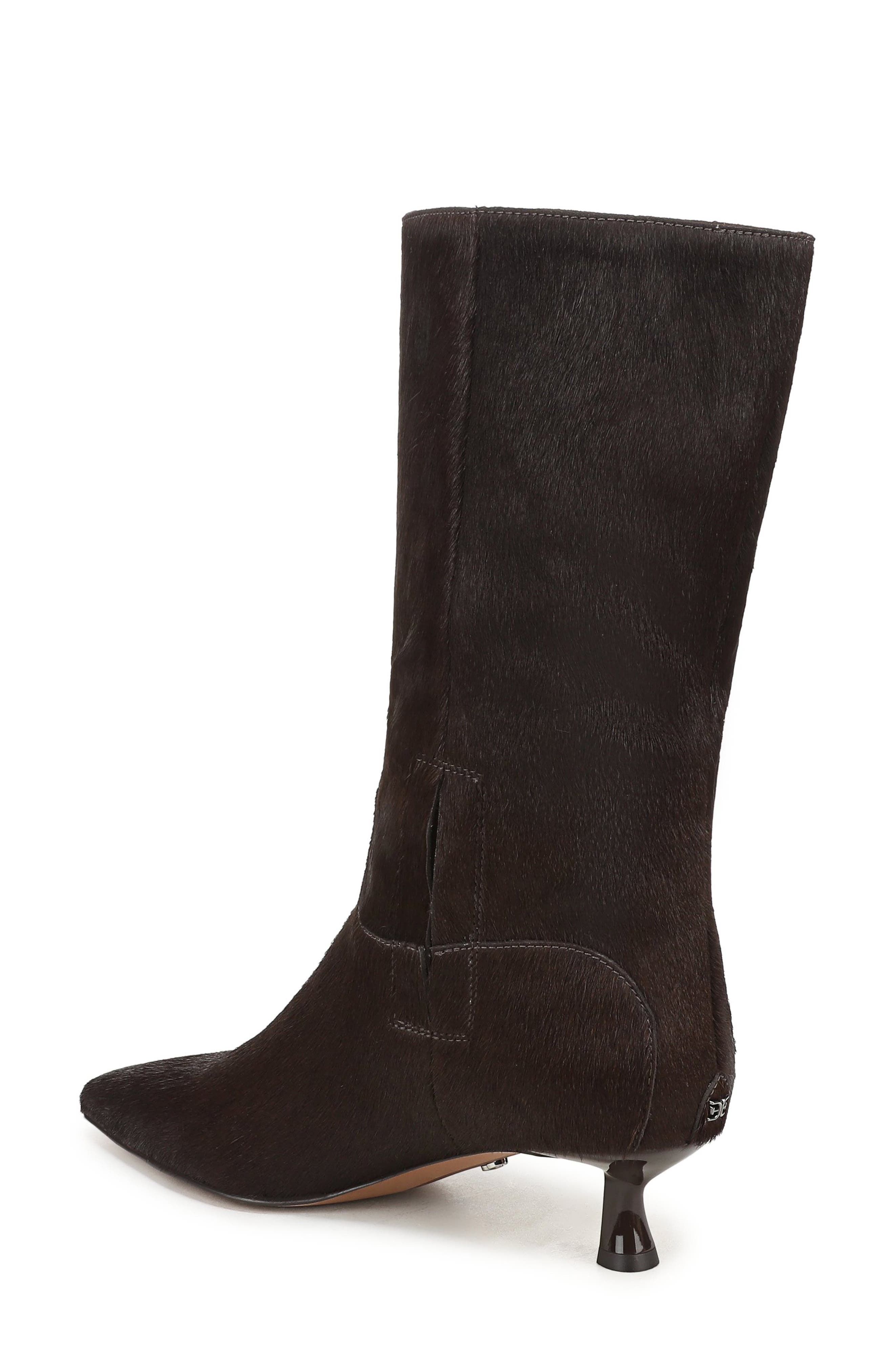 Ramona Genuine Calf Hair Boot, Alternate, color, SPICED PECAN