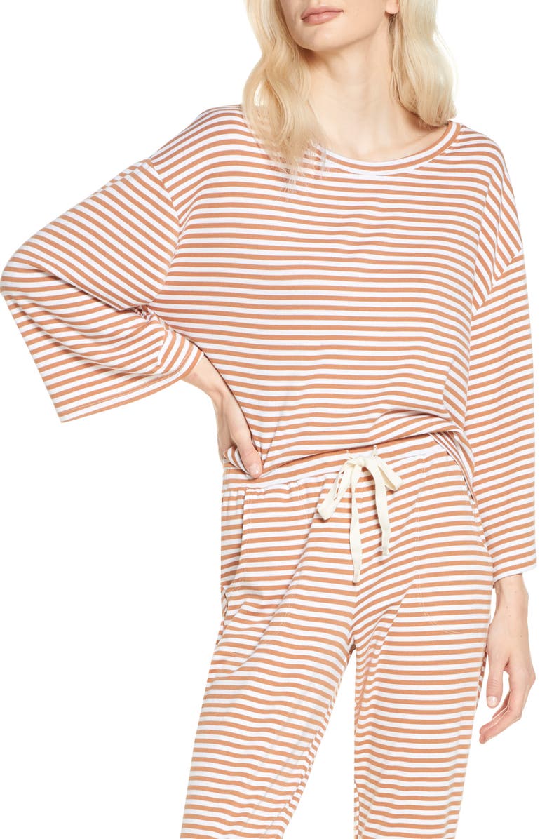 Eberjey Quincy Icon Pajama Top, Main, color, 