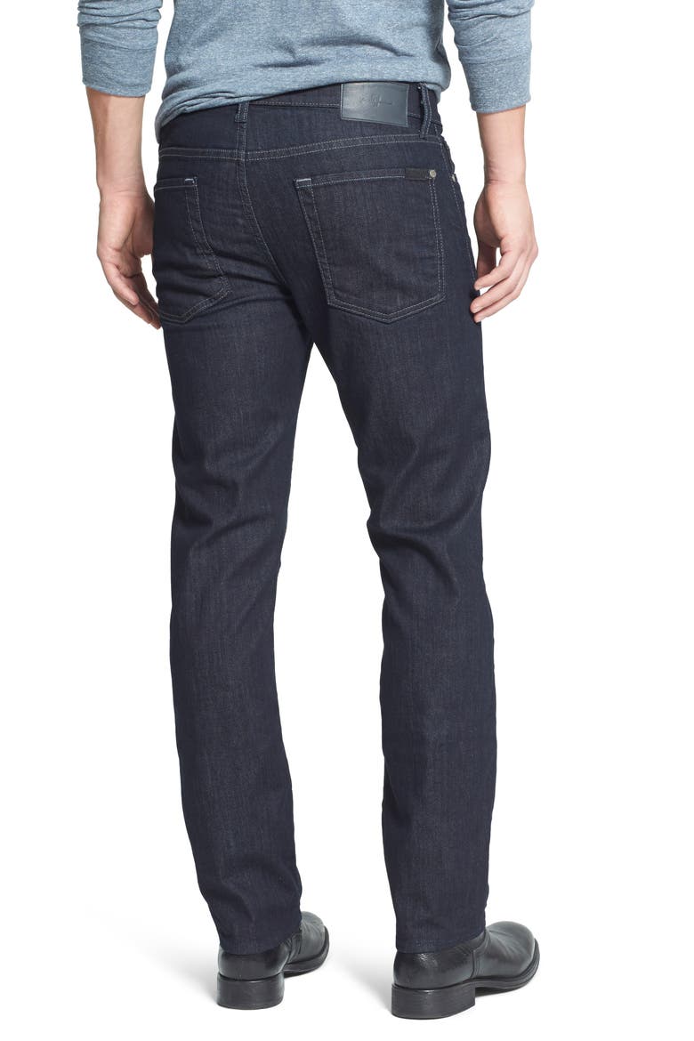 7 For All Mankind® Slimmy Luxe Performance Slim Fit Jeans, Alternate, color, DEEP WELL