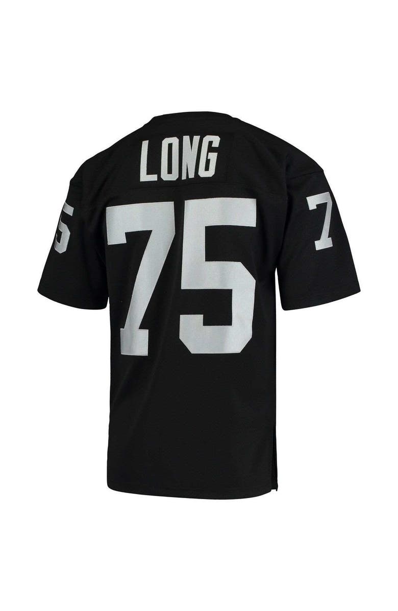 Mitchell & Ness Men's Mitchell & Ness Howie Long Black Las Vegas Raiders 1983 Authentic Throwback Retired Player Jersey, Alternate, color, Black