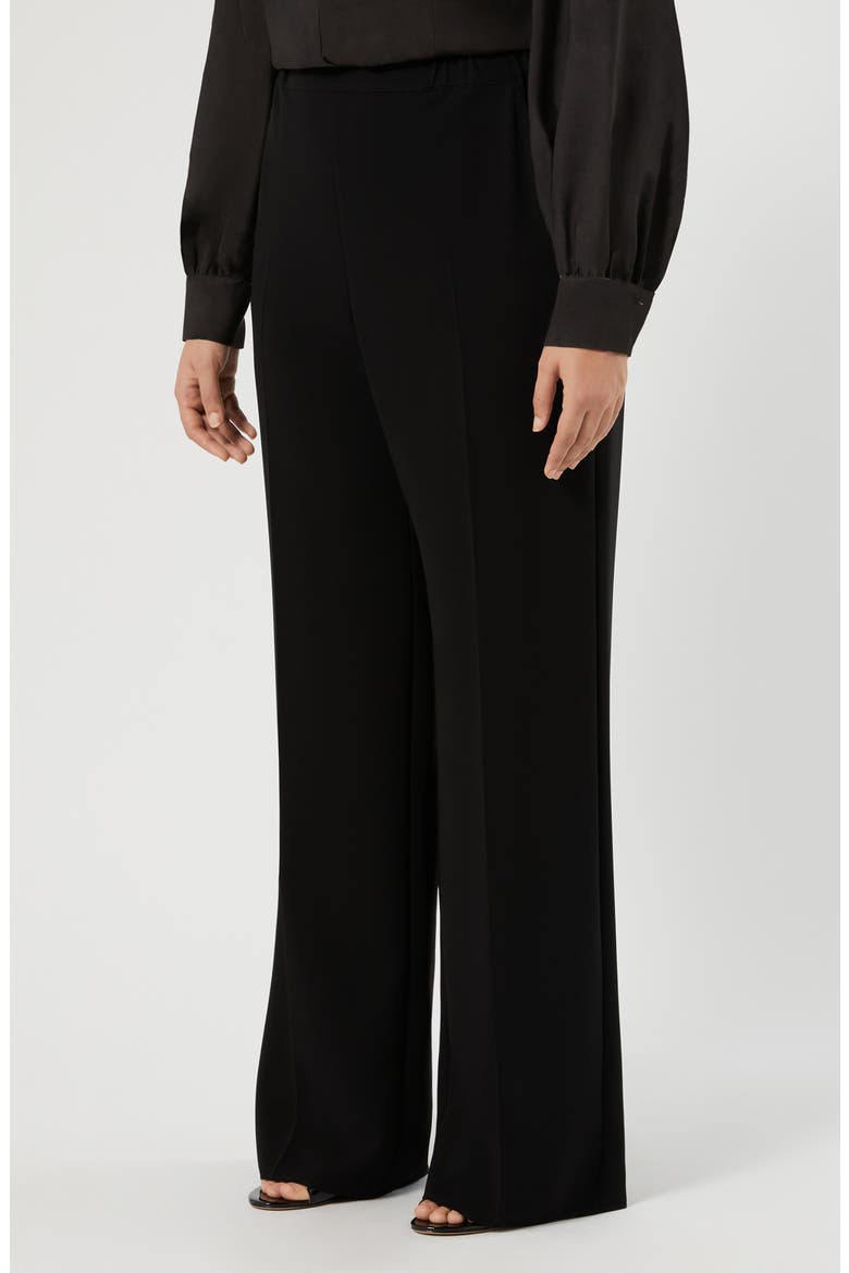 Franz Wide Leg Trousers, Main, color, BLACK