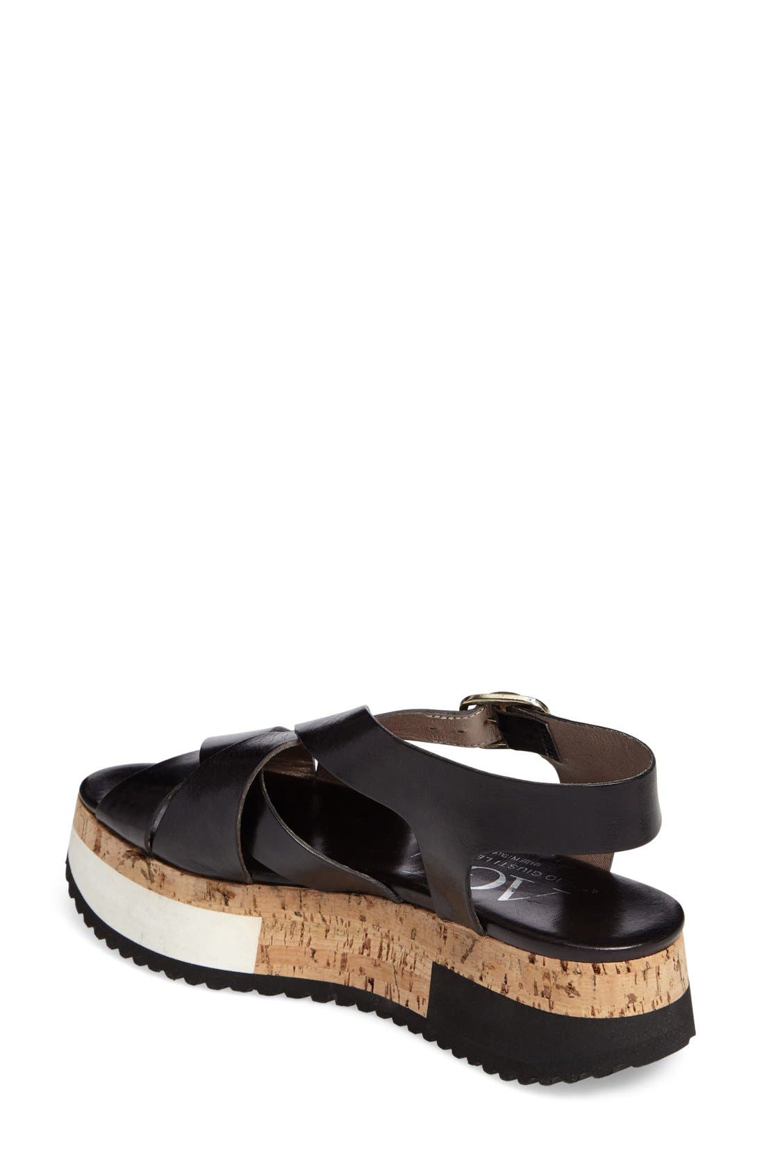 AGL Cork Platform Sandal, Alternate, color, 