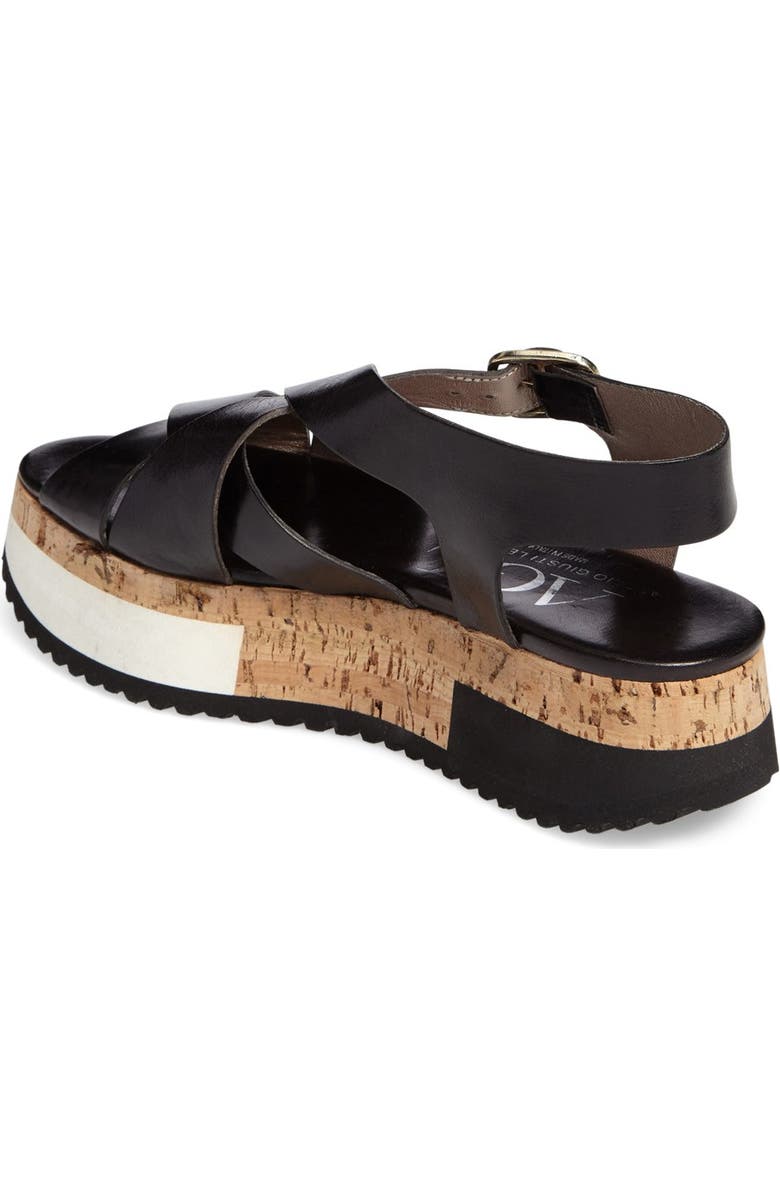 AGL Cork Platform Sandal, Alternate, color,