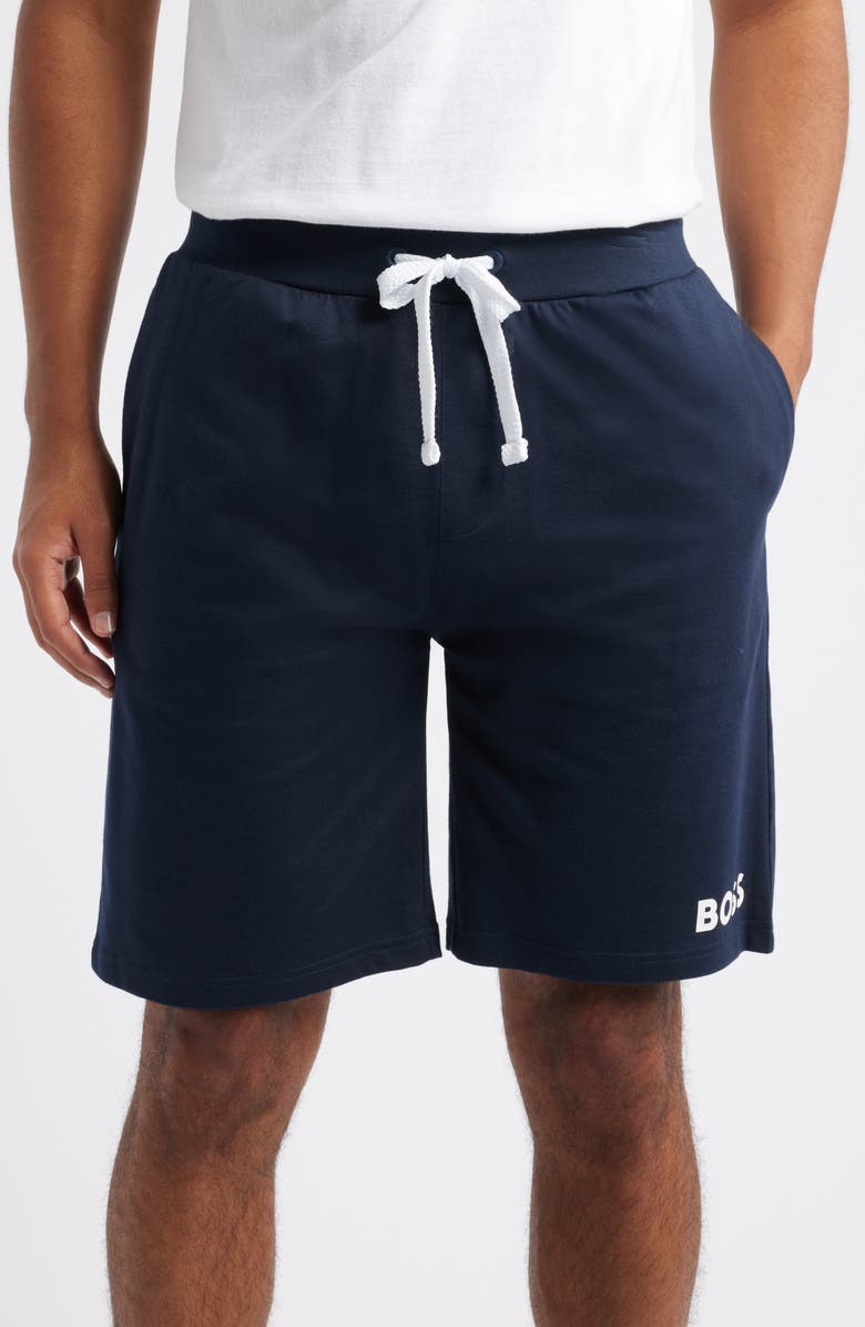 BOSS Men's Ease Pajama Shorts, Main, color, Navy