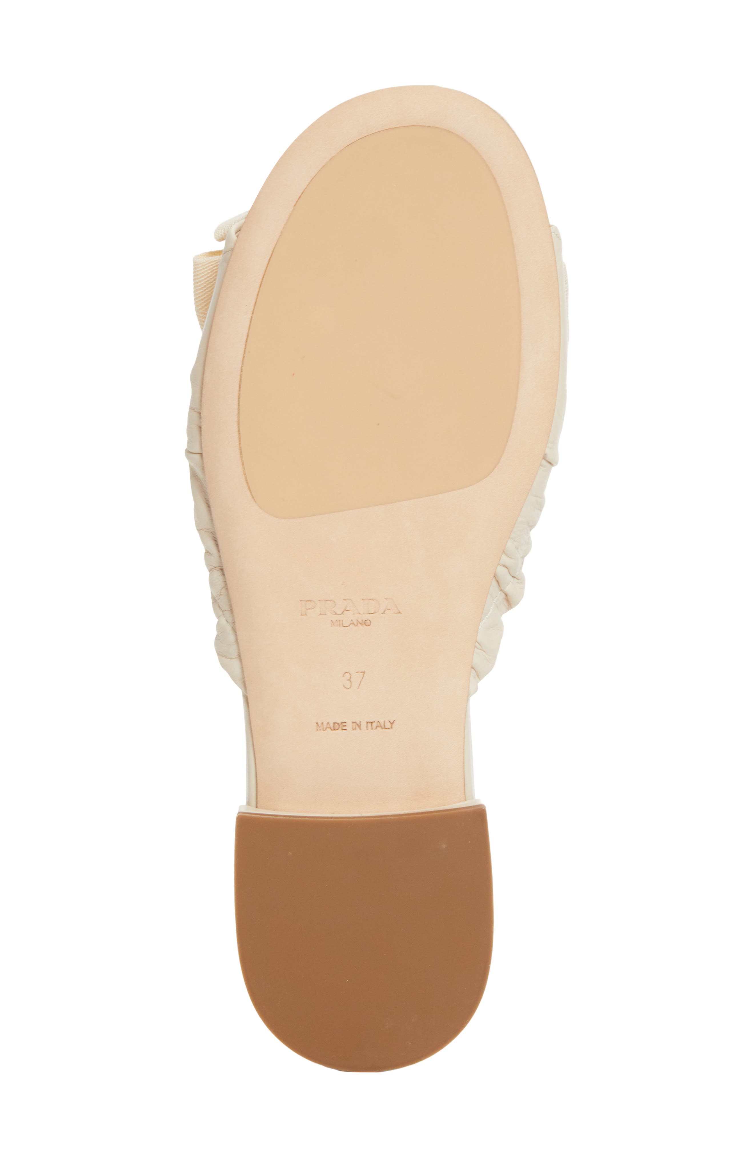 Bow Slide Sandal, Alternate, color, AVORIO
