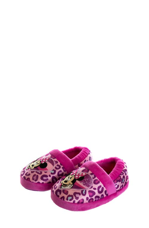 JOSMO Kids' Disney® Minnie Mouse Slipper in Hot Pink/purple 