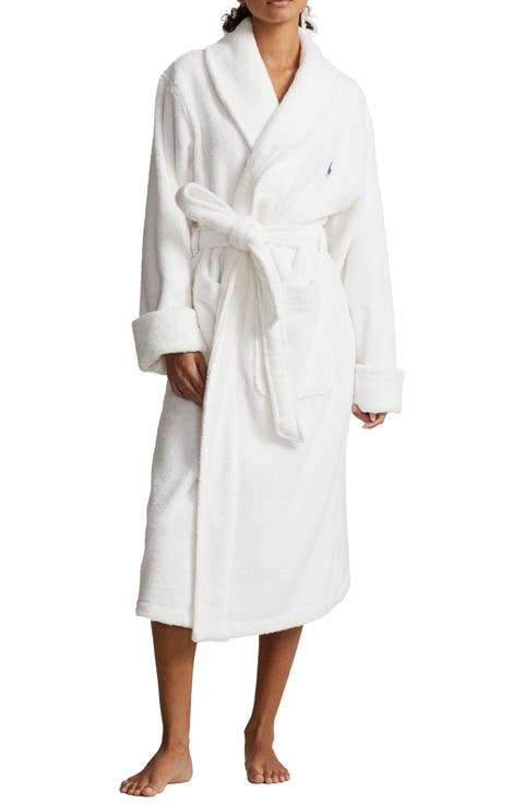 Bear Print Organic Cotton Robe