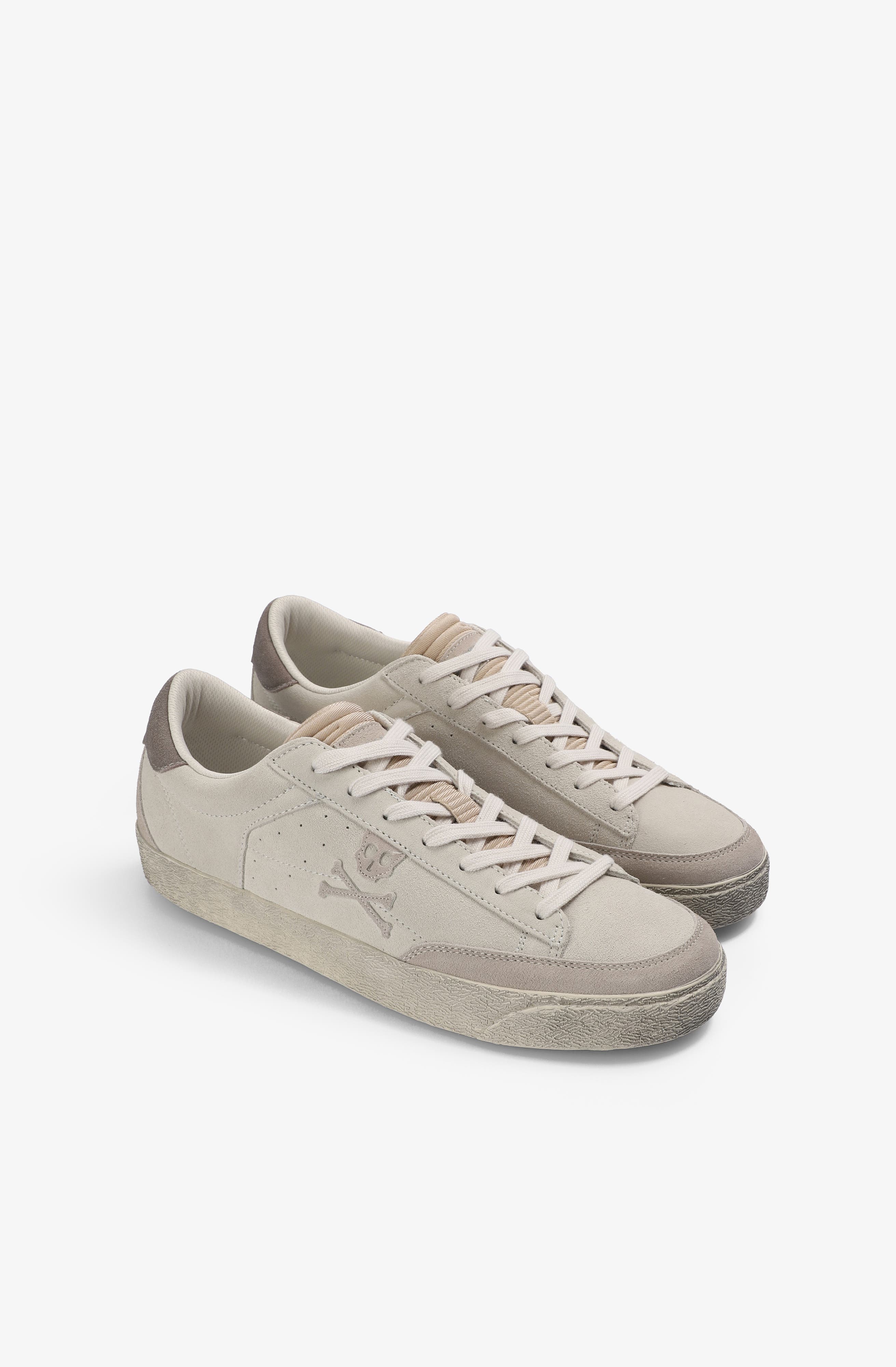 Scalpers New Winter Gala Suede Sneakers, Alternate, color, Whitebeige