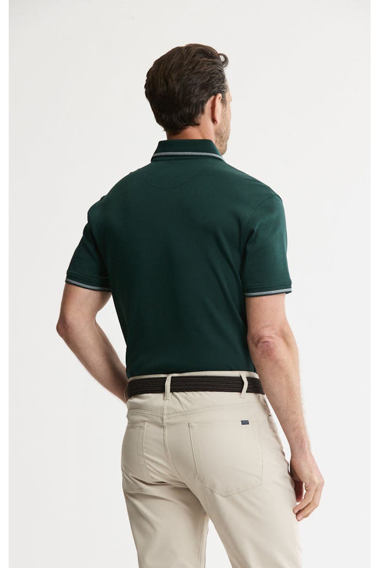 Cotton Interlock Polo, Alternate, color, Dark Green