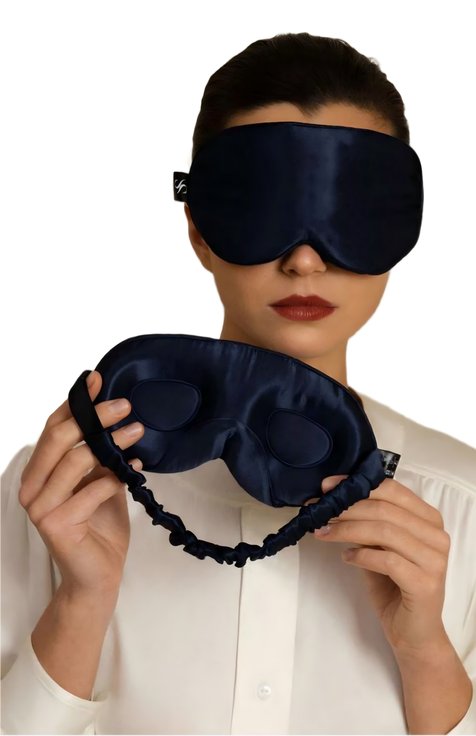22 Momme Pure Silk 3D Adjustable Eye Mask