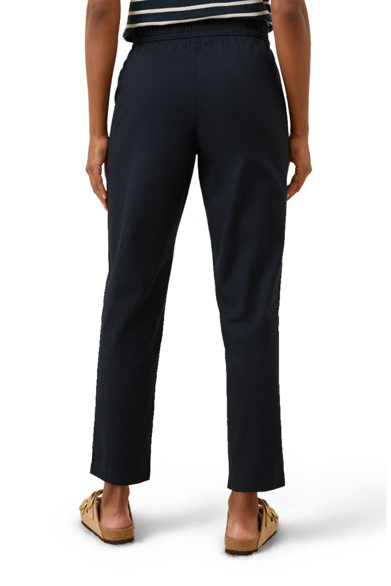 Organic Cotton Daily Twill Drawstring Pant, Alternate, color, Midnight Blue