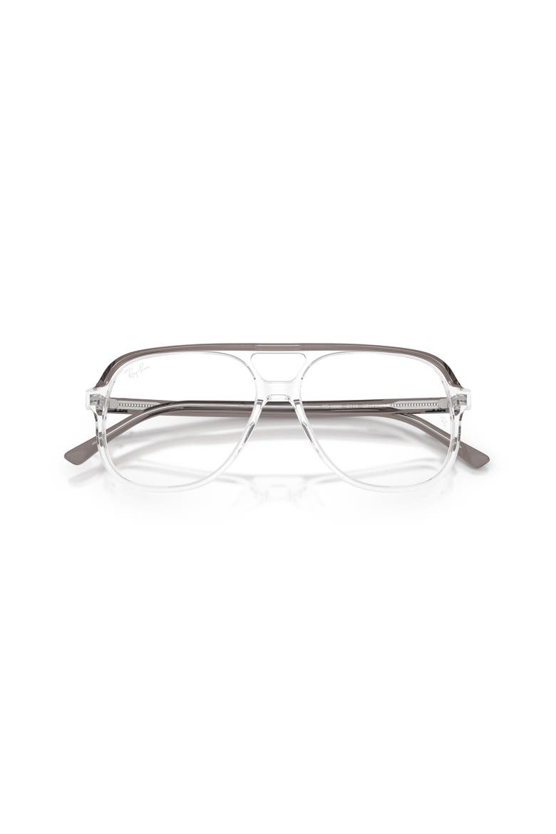 56mm Square optical glasses, Alternate, color, Grey