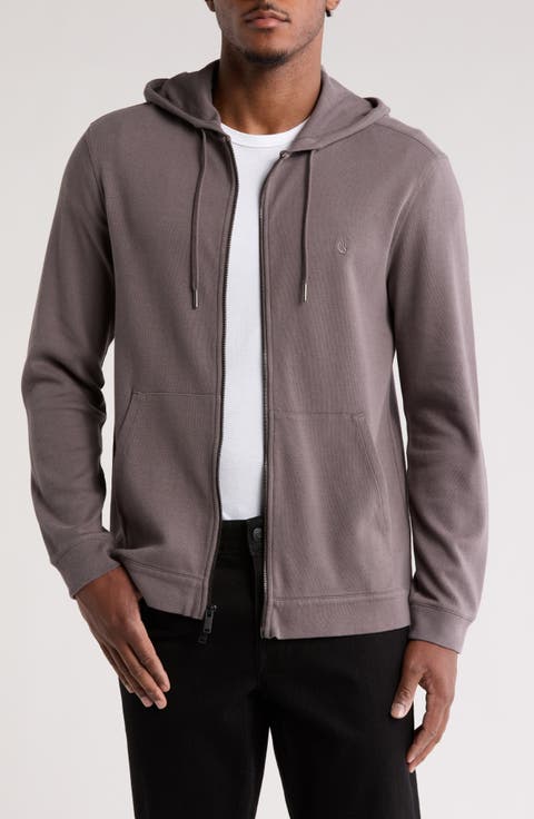 Double Knit Zip-Up Hoodie