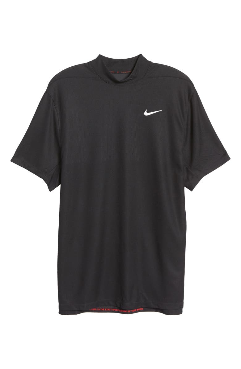 Nike Golf Nike Dri-FIT Tiger Woods Mock Neck Golf T-Shirt, Alternate, color,