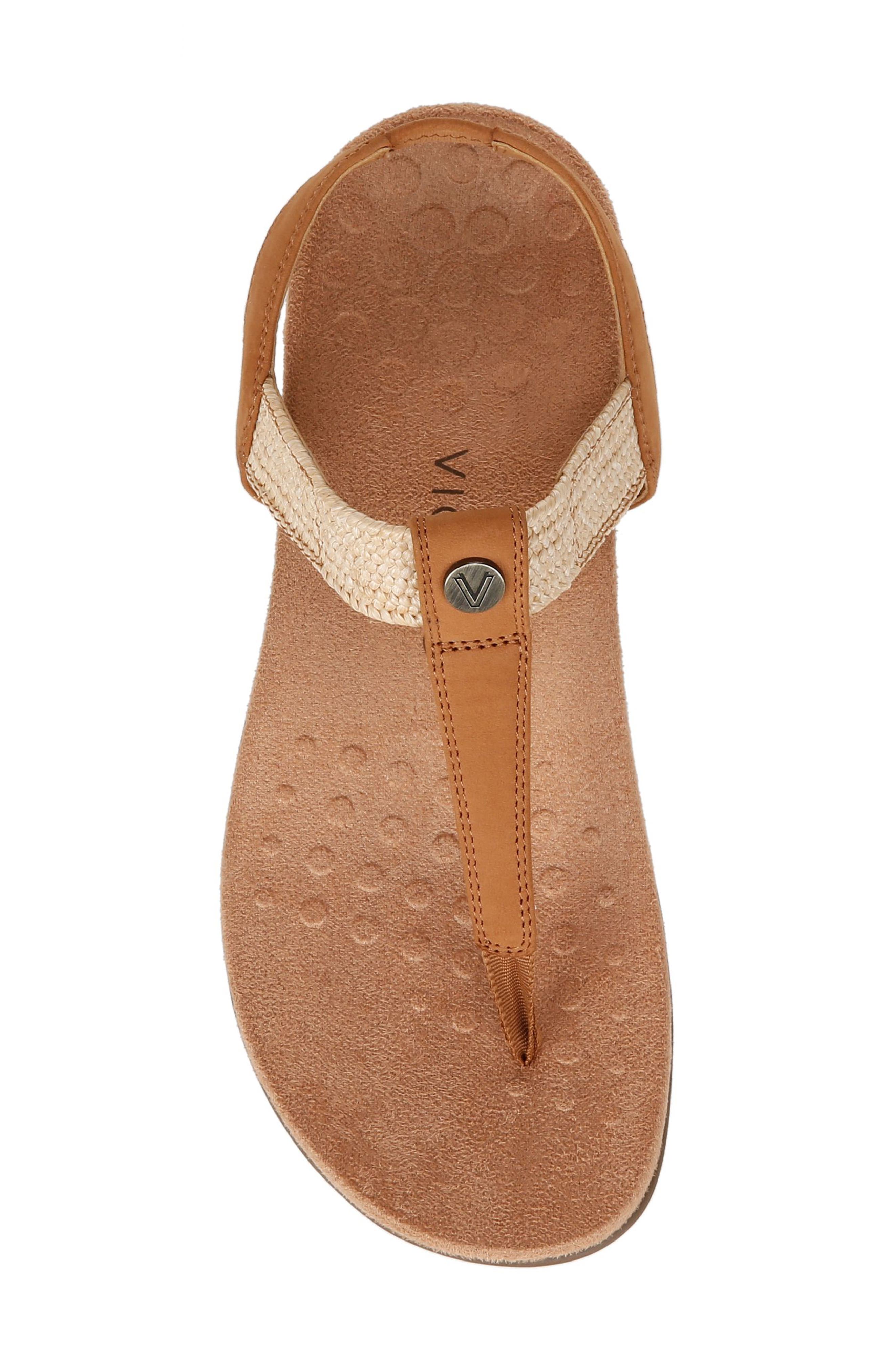 Brea T-Strap Sandal, Alternate, color, CAMEL