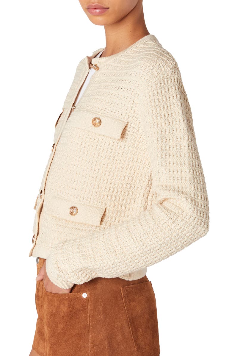 BLANKNYC Crop Sweater Jacket, Alternate, color, 