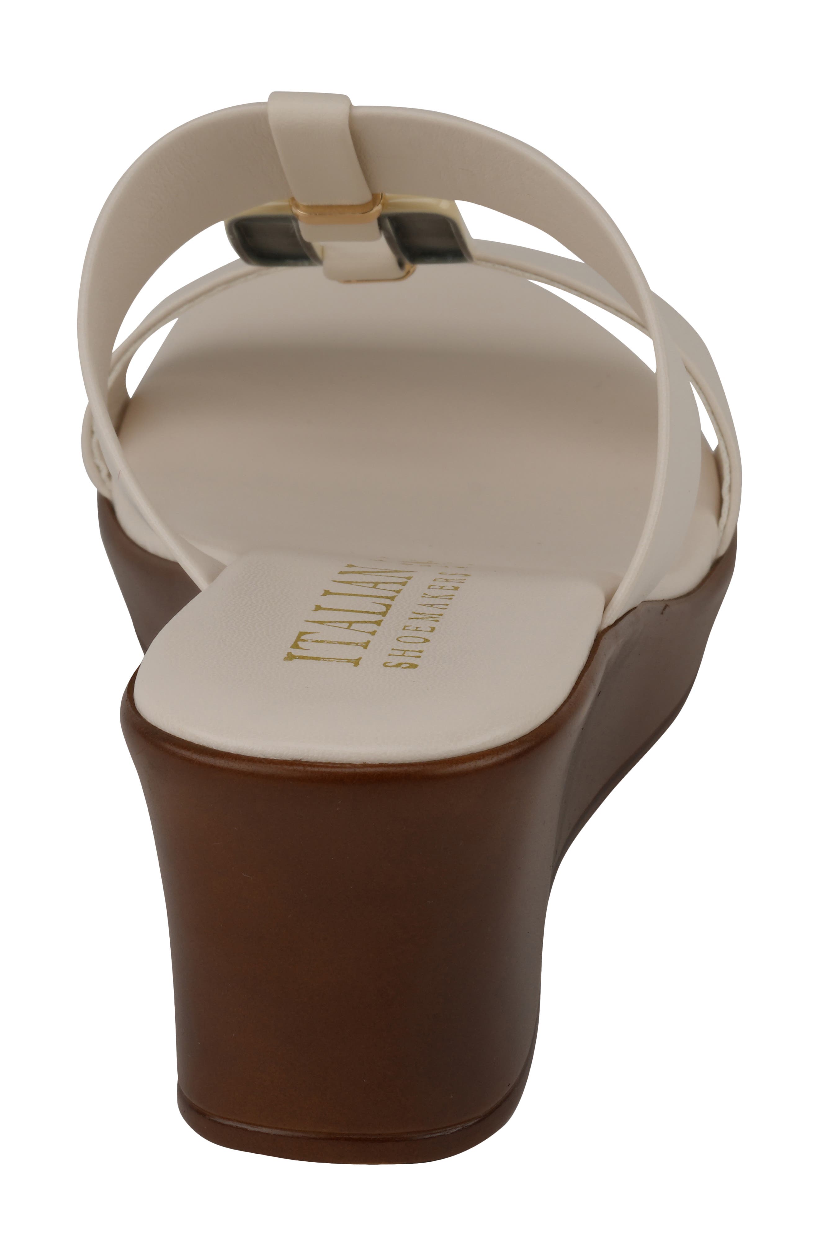 Tenley H-Strap Wedge Sandal, Alternate, color, BONE