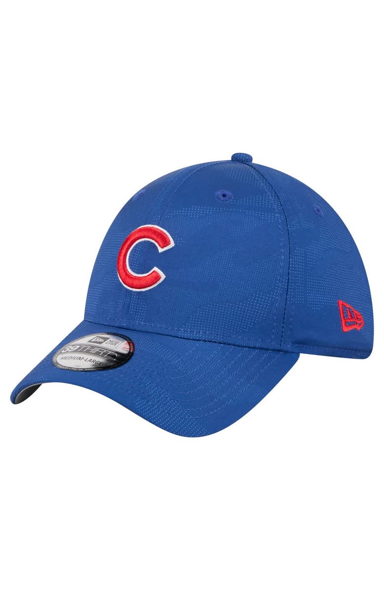 New Era Men's New Era Royal Chicago Cubs Tonal Camo 39THIRTY Flex Hat, Main, color, Royal