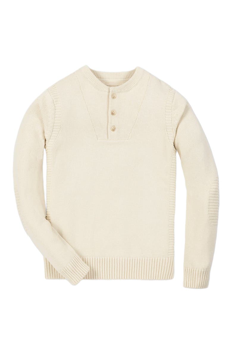 Hope & Henry Men's Organic Henley Sweater with Rib Details, Alternate, color, 