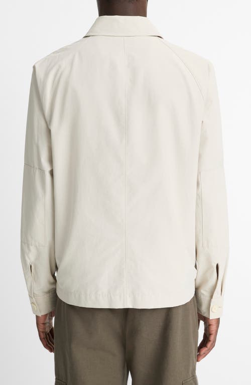 Vince Tech Utility Regular Fit Jacket In Light Sand