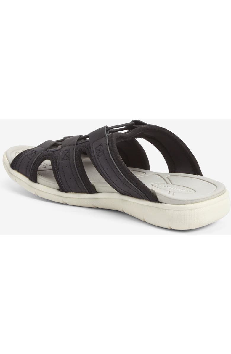 Comfortview The Alivia Water Friendly Slip On Sandal, Alternate, color, Black