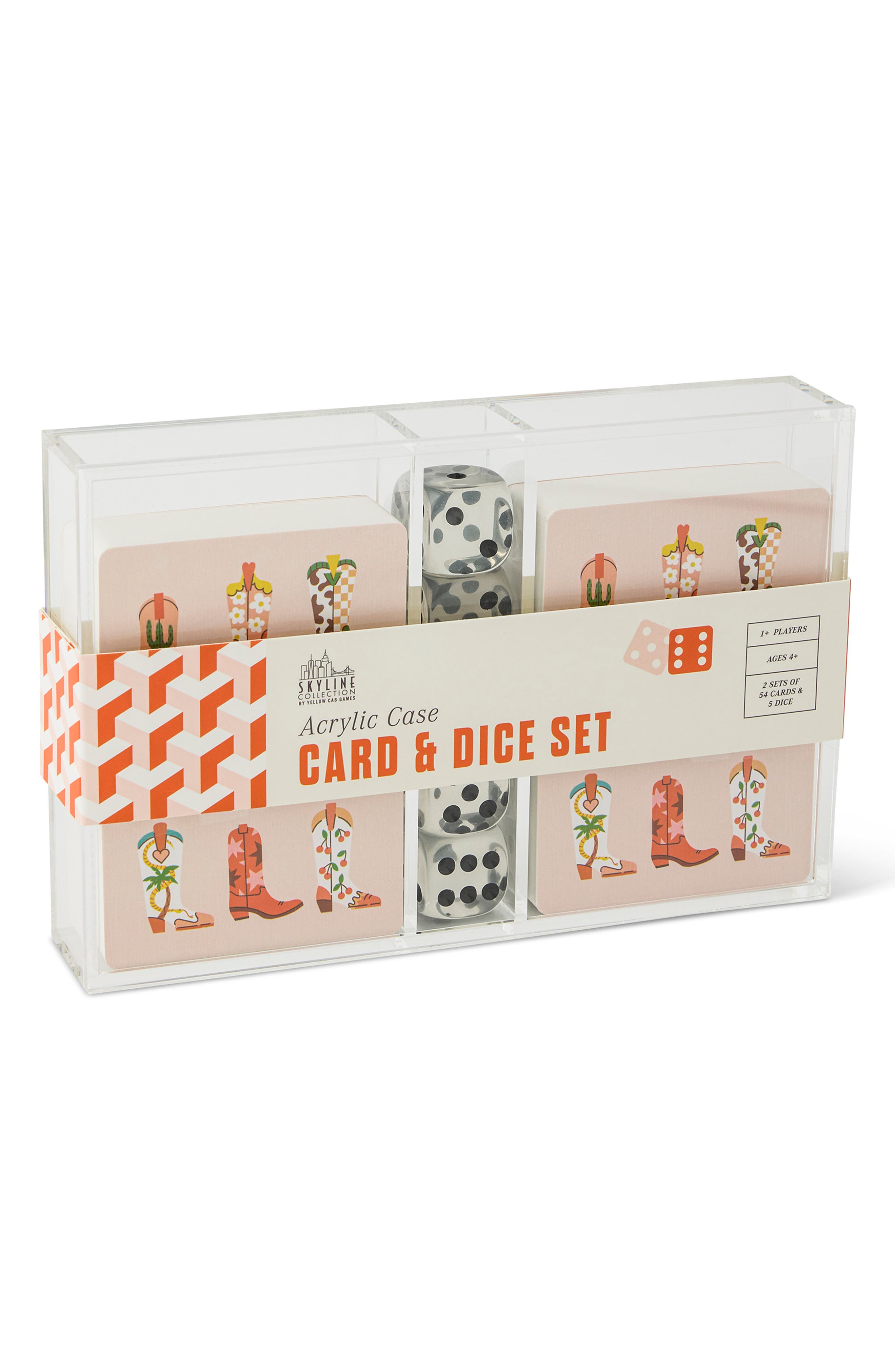 Core Home Cowboy Boot Card & Dice Set