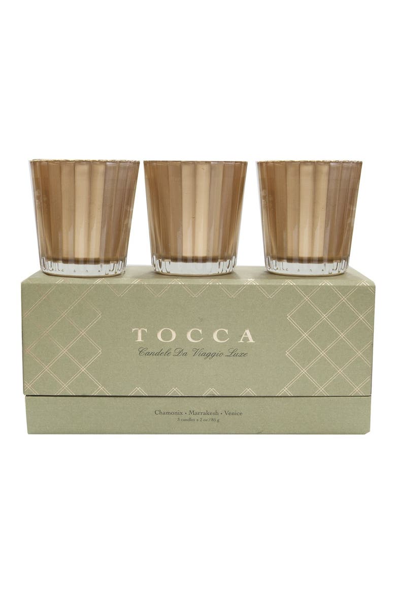 'Candele da Viaggio' Candle Trio, Main, color, NO COLOR