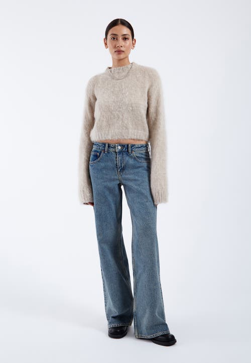 Dr. Denim Moira Sweater in Brushed Silver Lining at Nordstrom, Size Medium