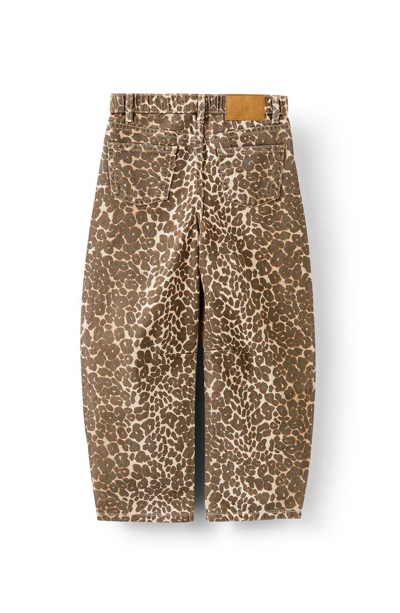 Cotton On Kids Kid's Unisex Barrel Leg Denim Jean, Alternate, color, Summer Leopard