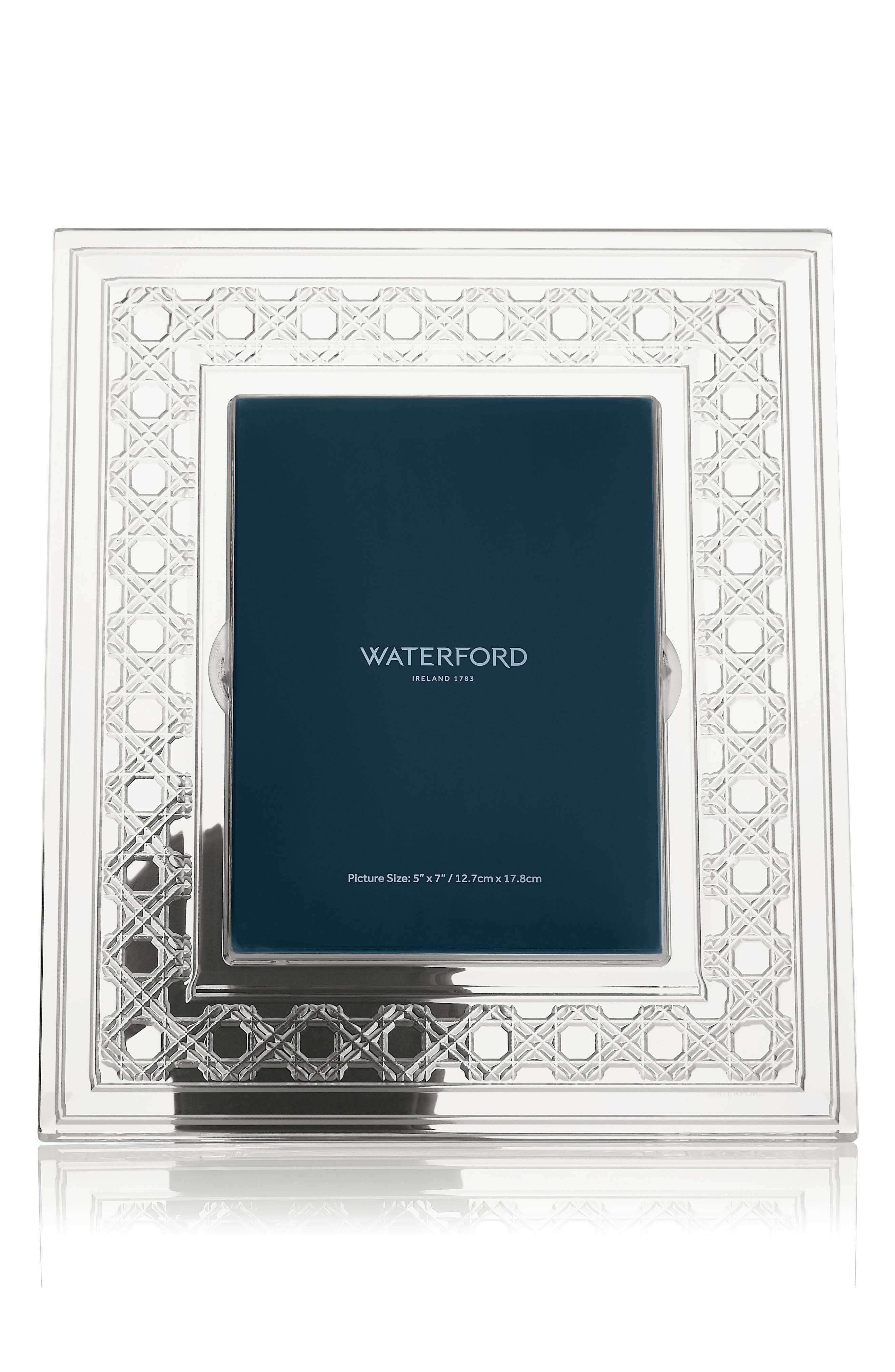 Waterford Opulence Crystal Picture Frame In Transparent