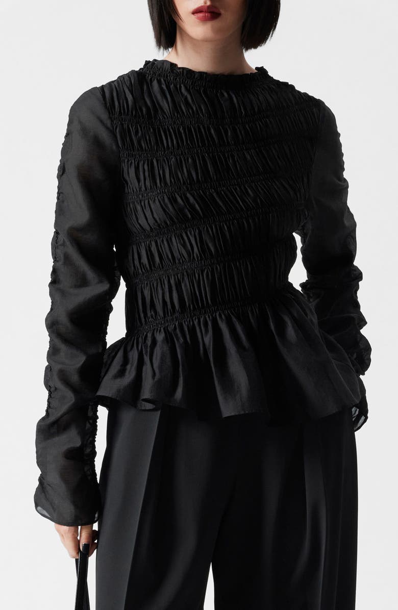 & Other Stories Smock Long Sleeve Top, Main, color,